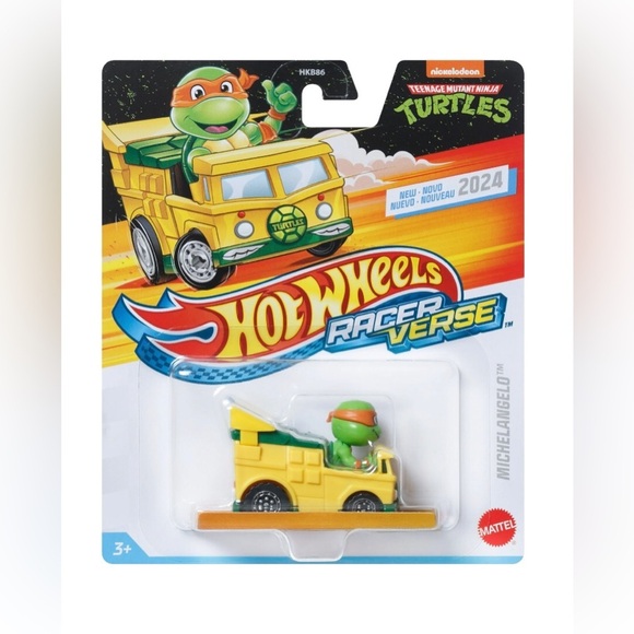 Hot Wheels Racer Verse x TMNT Michelangelo - Teenage Mutant Ninja Turtle… - Picture 1 of 6